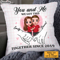 Personalized Love Couple Anniversary Pillow JL282 32O34 thumb 1