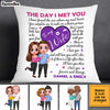 Personalized To My Wife The Day I Met You Pillow JL281 32O34 1