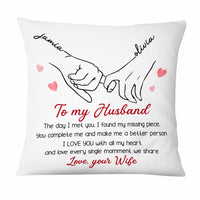Personalized To My Husband Pillow JL282 85O47 thumb 1