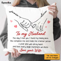Personalized To My Husband Pillow JL282 85O47 thumb 1