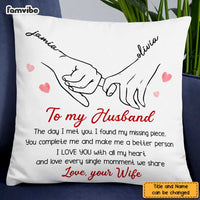 Personalized To My Husband Pillow JL282 85O47 thumb 1