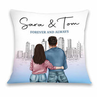 Personalized Couple Pillow JL281 85O34 thumb 1