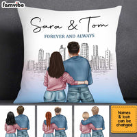 Personalized Couple Pillow JL281 85O34 thumb 1