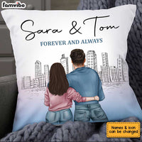 Personalized Couple Pillow JL281 85O34 thumb 1