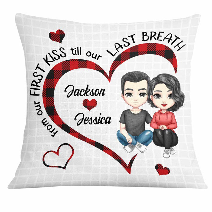 Personalized Couple Heart Pillow JL276 30O31 1