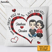 Personalized Couple Heart Pillow JL276 30O31 thumb 1