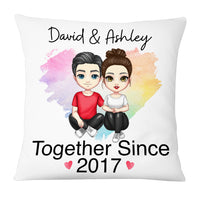 Personalized Couple Together Since Pillow JL281 30O53 thumb 1