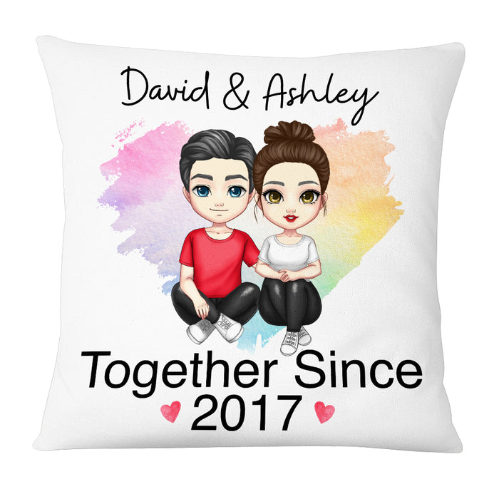 Personalized Couple Together Since Pillow JL281 30O53 1