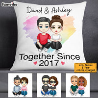 Personalized Couple Together Since Pillow JL281 30O53 thumb 1
