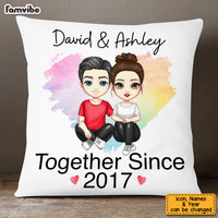 Personalized Couple Together Since Pillow JL281 30O53 thumb 1
