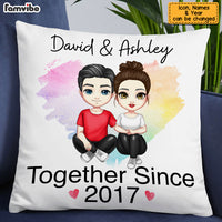 Personalized Couple Together Since Pillow JL281 30O53 thumb 1