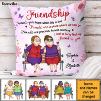 Personalized Gift For Friend Friendship Pillow 30862 thumb 1