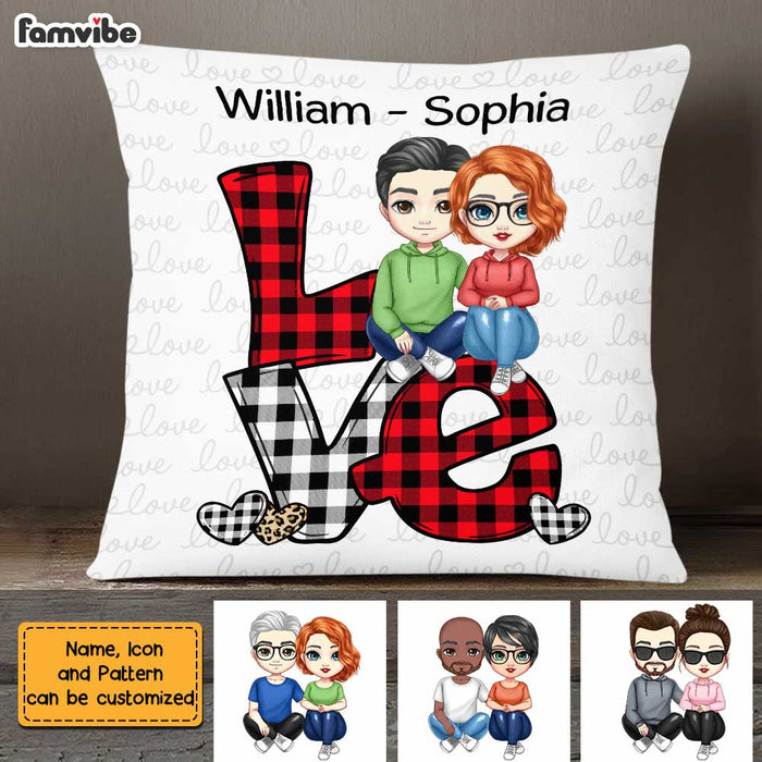 Personalized Love Couple Pillow JL284 32O47 1