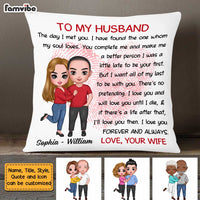 Personalized To My Husband Pillow JL285 32O47 thumb 1