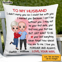 Personalized To My Husband Pillow JL285 32O47 thumb 1