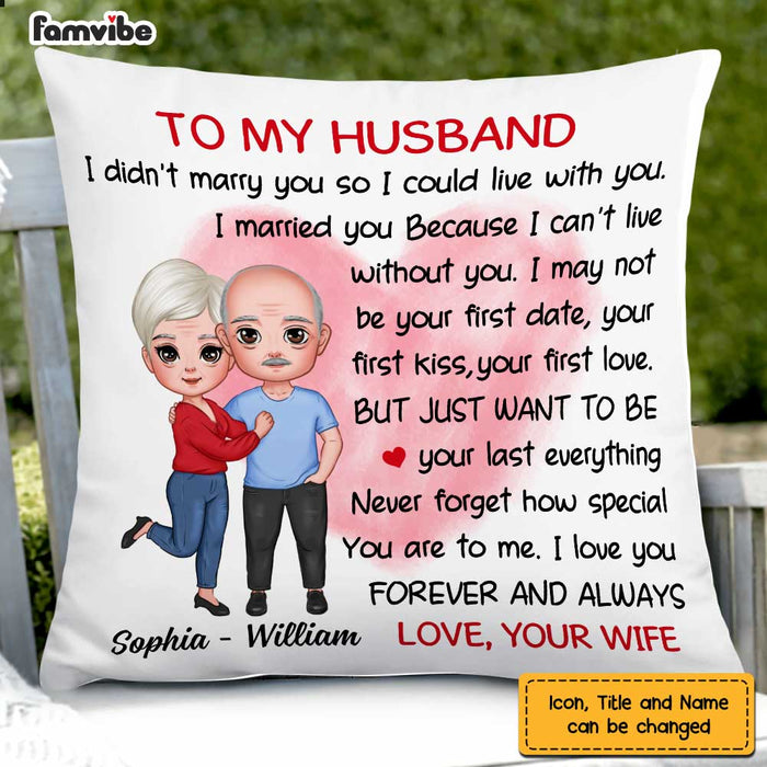 Personalized To My Husband Pillow JL285 32O47 1