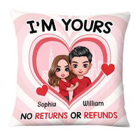 Personalized Couple I'm Yours Pillow JL281 23O28 thumb 1