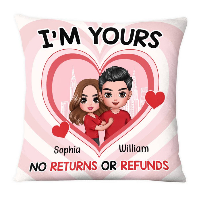 Personalized Couple I'm Yours Pillow JL281 23O28 1