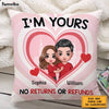 Personalized Couple I'm Yours Pillow JL281 23O28 1