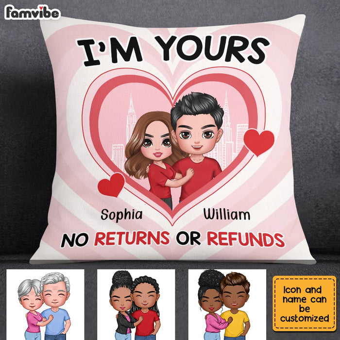 Personalized Couple I'm Yours Pillow JL281 23O28 1