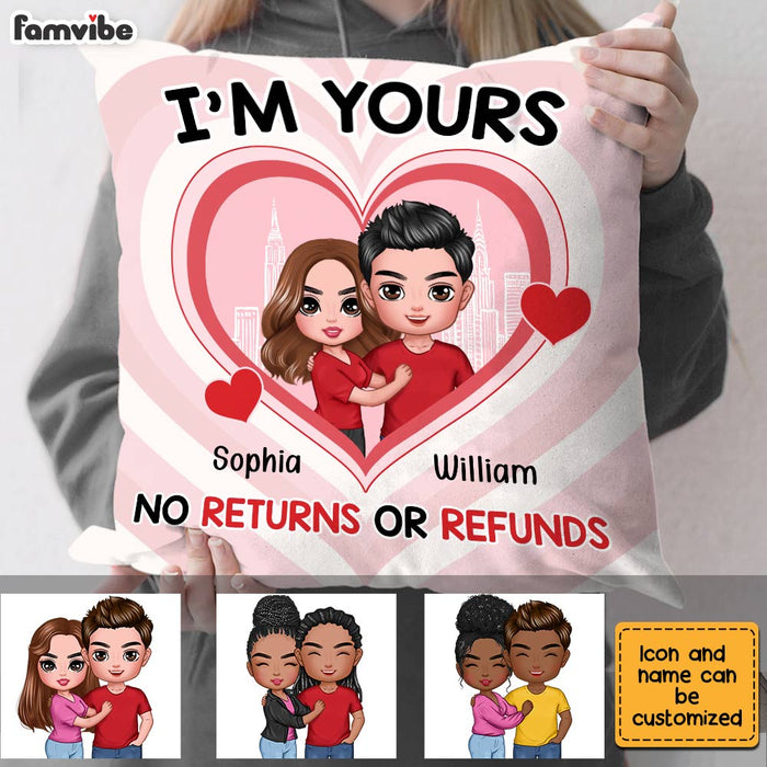 Personalized Couple I'm Yours Pillow JL281 23O28 1