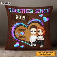 Personalized Couple Together Since Pillow JL293 30O47 thumb 1