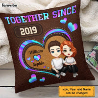 Personalized Couple Together Since Pillow JL293 30O47 thumb 1