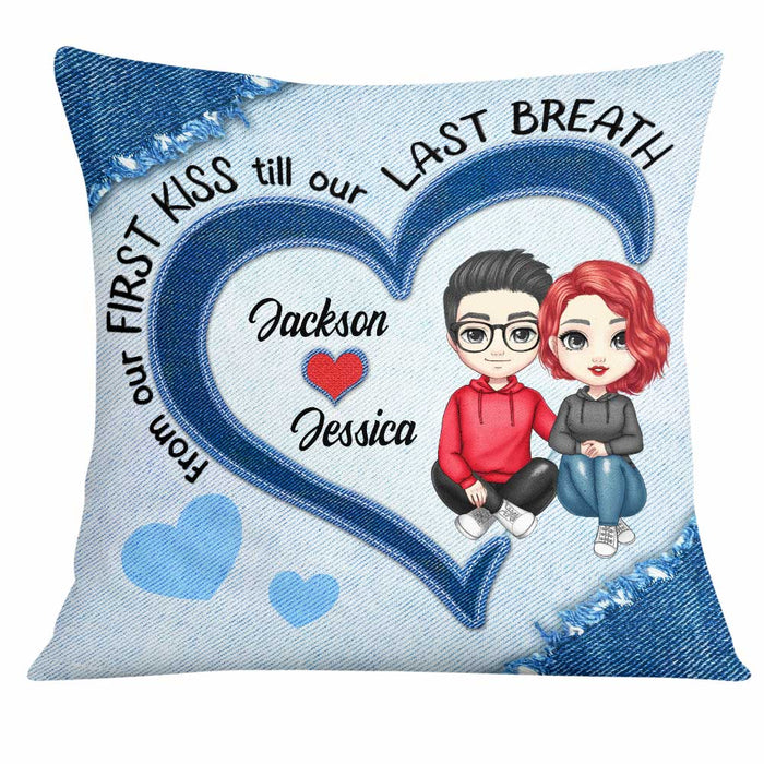 Personalized Couple Heart Pillow JL283 30O31 1