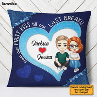 Personalized Couple Heart Pillow JL283 30O31 thumb 1