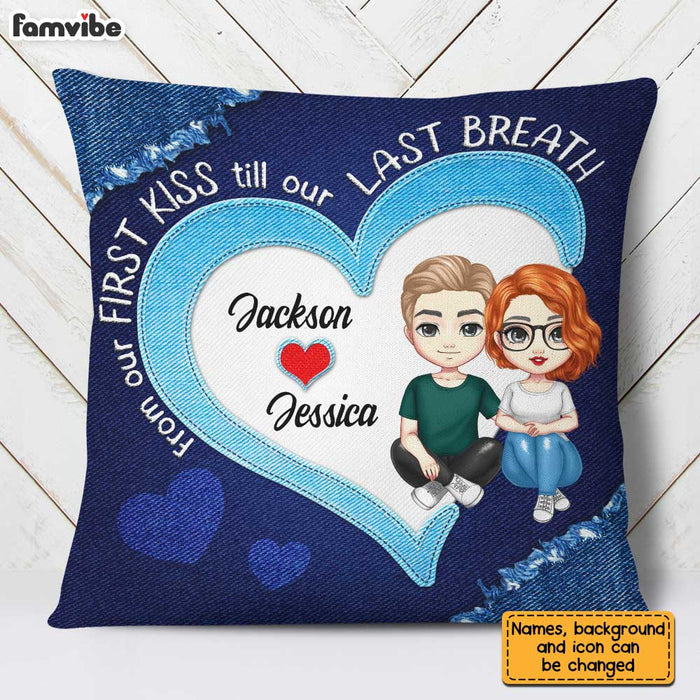 Personalized Couple Heart Pillow JL283 30O31 1