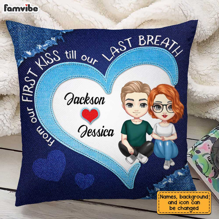 Personalized Couple Heart Pillow JL283 30O31 1