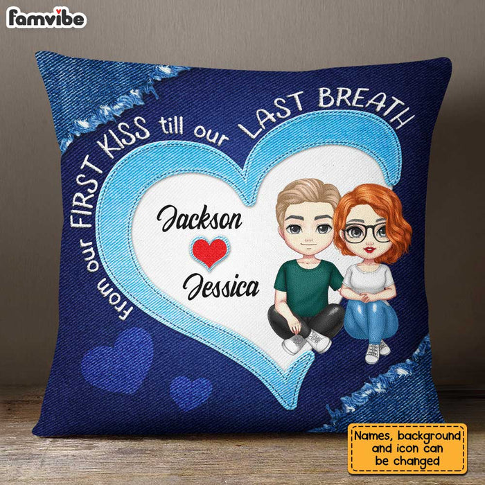 Personalized Couple Heart Pillow JL283 30O31 1