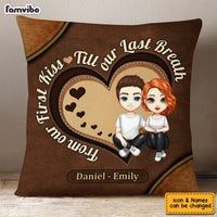 Personalized Couple Heart Pillow JL282 30O53 thumb 1