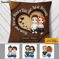 Personalized Couple Heart Pillow JL282 30O53 thumb 1