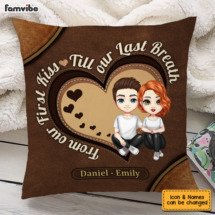 Personalized Couple Heart Pillow JL282 30O53 1