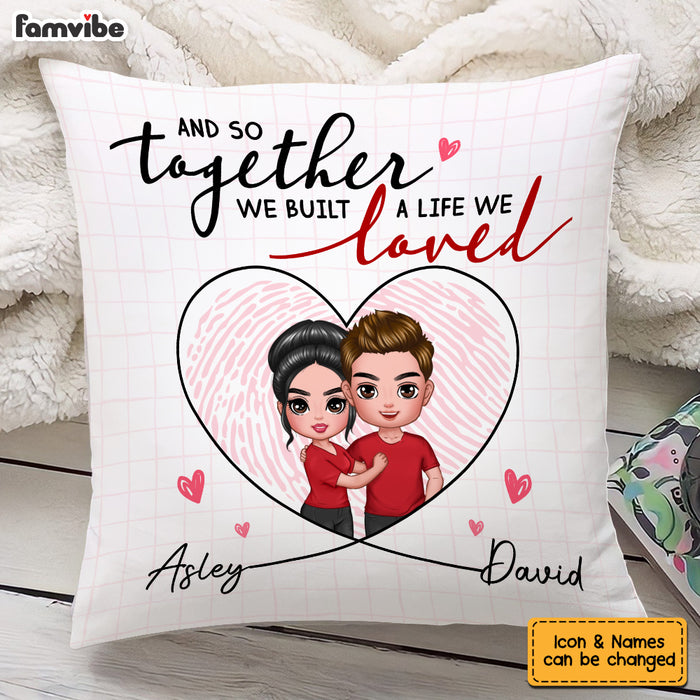 Personalized Couple Together Pillow JL282 23O53 1