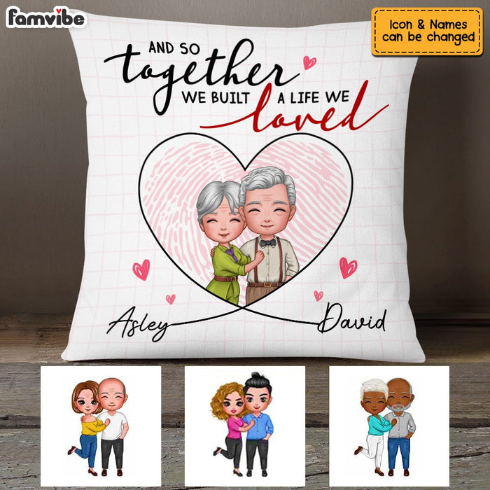 Personalized Couple Together Pillow JL282 23O53 1
