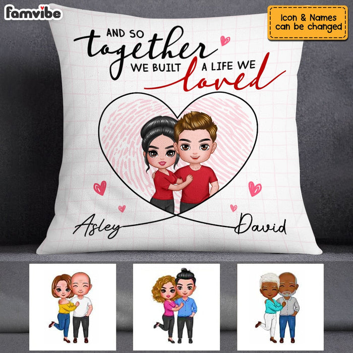 Personalized Couple Together Pillow JL282 23O53 1