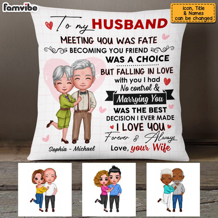 Personalized To My Husband Pillow JL293 85O53 1