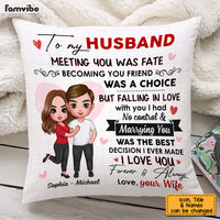 Personalized To My Husband Pillow JL293 85O53 thumb 1