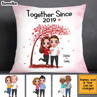 Personalized Couple Anniversary Pillow JL292 85O34 thumb 1