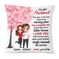 Personalized To My Husband Pillow JL292 85O53 thumb 1