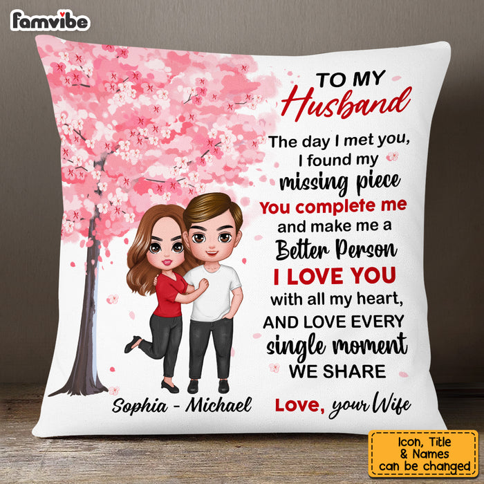 Personalized To My Husband Pillow JL292 85O53 1