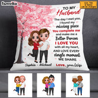Personalized To My Husband Pillow JL292 85O53 thumb 1