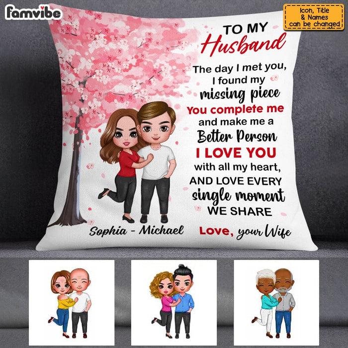 Personalized To My Husband Pillow JL292 85O53 1