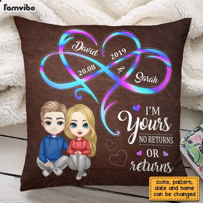 Personalized Couple Infinity Love Pillow JL291 30O28 1
