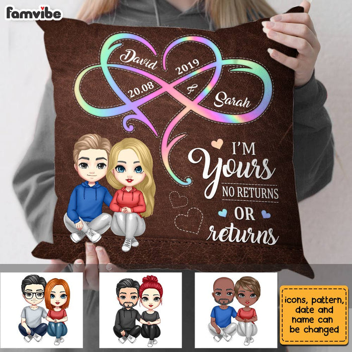Personalized Couple Infinity Love Pillow JL291 30O28 1