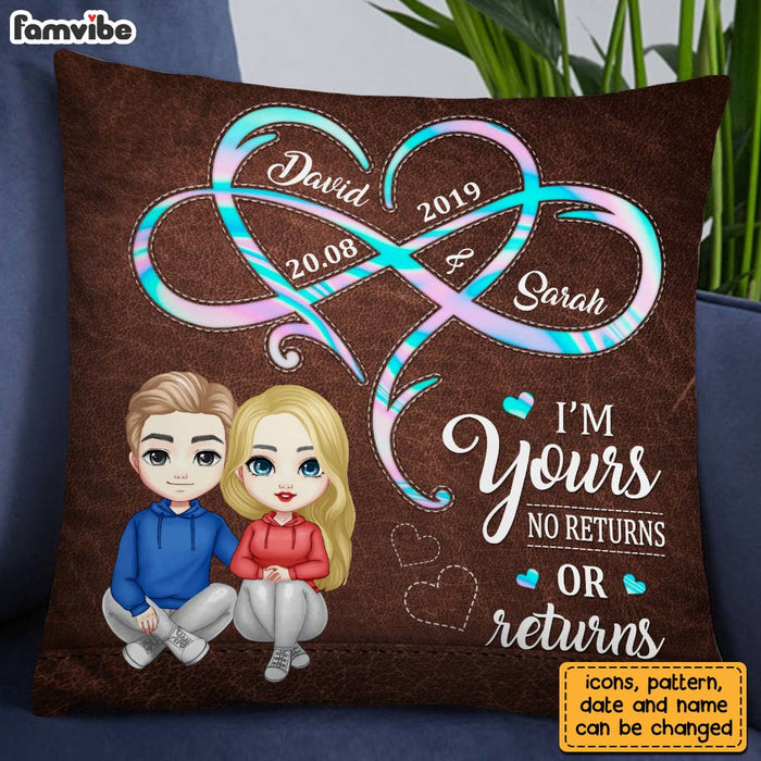 Personalized Couple Infinity Love Pillow JL291 30O28 1
