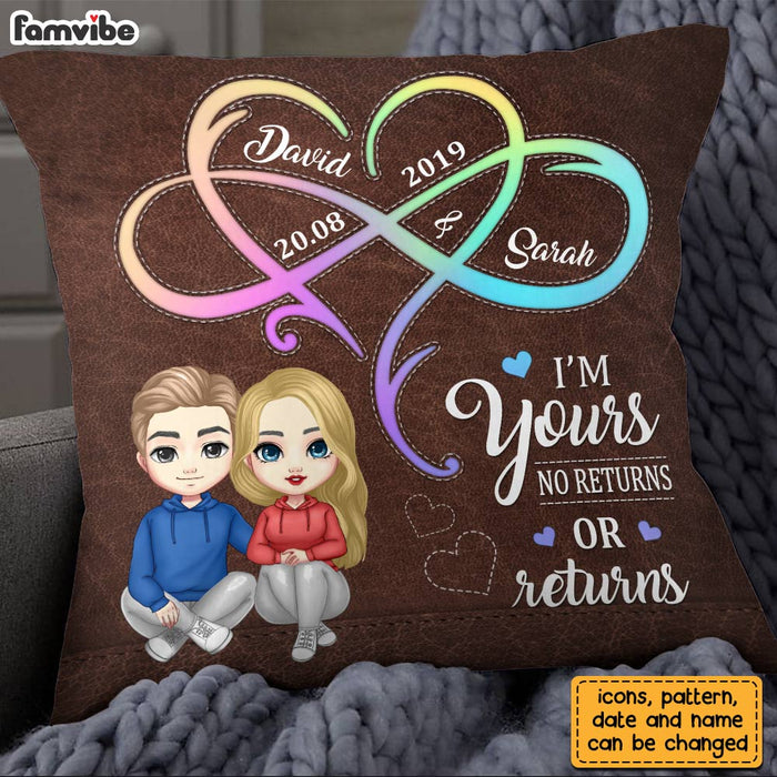 Personalized Couple Infinity Love Pillow JL291 30O28 1