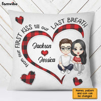 Personalized Couple Heart Pillow JL284 30O31 thumb 1